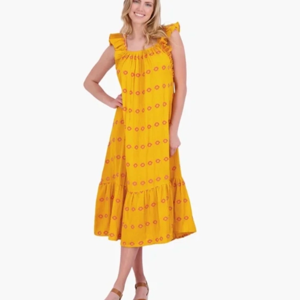 Mer St. Barth Eva Ruffle Sundress